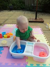 Coloured Water Play My 10 Month Old Loved This Baby Play Activities Infant Sensory Activities Baby Room Nursery School