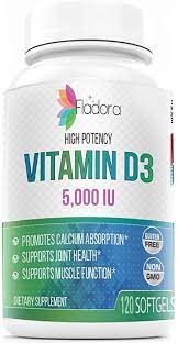 Overweight and obese individuals may require as much as up to 8,000 iu per day, or more than 13 times the rda. Amazon Com High Potency Vitamin D3 5000 Iu One A Day Vitamin Supplement Supports Joint Health Strong Bones Immune Health 120 Softgels Non Gmo Gluten Free 125mcg Health Personal Care