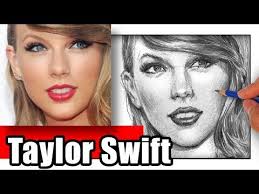 How To Draw Taylor Swift Drawings Step By Step Drawing Taylor Swift