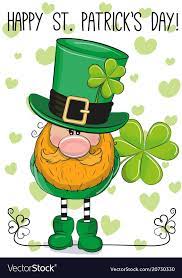 St patricks day clipart and graphics. St Patricks Greeting Card With Leprechaun Vector Image In 2021 St Patricks Day Wallpaper St Patricks Day Clipart St Patricks Day Pictures