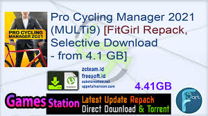 The game was developed by the authors responsible for previous episodes, pro cycling manager cpy cyanide studio.the object of the game is to lead a team of cyclists. Pro Cycling Manager 2021 Multi9 Fitgirl Repack Selective Download From 4 1 Gb