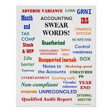 Accounting Swear Words Finance Office Humor Poster Zazzle Com Accounting Humor Words Office Humor