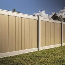 Vinyl fence price per foot. Freedom Ready To Assemble Emblem 6 Ft H X 8 Ft W Sand Vinyl Flat Top Fence Panel Lowes Com Fence Panels Vinyl Fence Panels Vinyl Fence