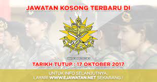 Rakyat terhadap angkatan tentera malaysia dalam memenuhi matlamat arah seperti yang terkandung. Angkatan Tentera Malaysia Atm 17 Oktober 2017 Jawatan Kosong 2020