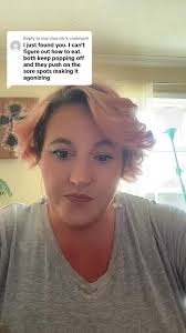 Replying to @mor.dan.nic sore spots are the worst! #denturejourney #de...