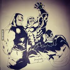 He tends to job in comics very often. Darkseid Thanos Apocalypse 9gag