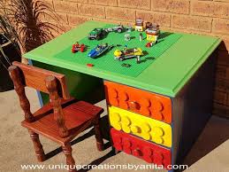Old Study Desk Repurposed Into A Lego Activity Table Lego Activity Table Lego Activities Lego Table