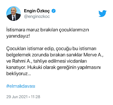 Balıkesir'de savcılığa giden babaanne g.s.'nin ihbarıyla ortaya çıkan olayda, o dönem 6 ve 9 yaşında olan iki çocuğun cinsel istismara uğradığı ileri sürüldü. Wecilmfaijwghm