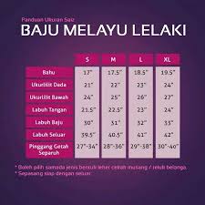 Ukuran Baju Melayu Sewing Men Sewing Basics Baju Melayu