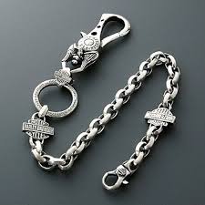Thierry Martino Solid Silver Wallet Chain With Eagle Design Zhdwc001 20 Silver Wallet Harley Davidson Jewelry Wallet Chain