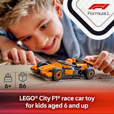Lego F1 cars going around the Miami GP…
