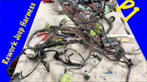When doing a lsx motor conversion into a third gen camaro or firebird you will need a new modified harness. Ls Swap Jeep Wiring Harness Rework Pt 1 Youtube