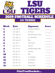 The vols aren't pushing themselves too hard to start the season, getting georgia state, byu and ut chattanooga in. 2019 Lsu Tigers Football Schedule Lsu Lsu Tigers Football Auburn Tigers Football
