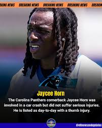 The car accident that injured NFL star Jaycee Horn was captured