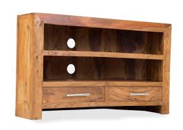 Sears has a wide variety of tv stands to accentuate your living room decor. Two Drawer Sheesham Wood Corner Tv Unit India Ez Living Furniture