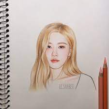 190803 Rose Instagram Le Shabet Kpop Drawings Rose Sketch Roses Drawing kpop drawings rose sketch