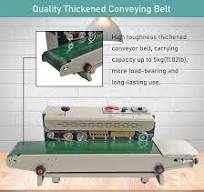 INTSUPERMAI Continuous Band Sealer Auto Sealing Machine FR880 Sealing  Machine Horizontal Type Sealer for PVC Membrane Aluminum Foil Film Plastic  Bag ...