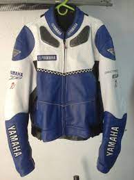 Fs Hein Gericke Yamaha Blue White Leather Jacket Size 52us 62eur 125 Shipped Yamaha R1 Forum Yzf R1 Forums