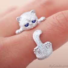 Ice cold eyes so beautiful musik: Retro Solide Schneiden Kristall Blaue Augen Katze Kreisring Katze Um Den Finger Silber Offener Ring Mode Ringe Zubehor Bygoods Com