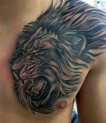 Top 73 Lion Chest Tattoo Ideas 2021 Inspiration Guide Lion Chest Tattoo Cool Chest Tattoos Mens Lion Tattoo
