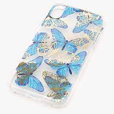 I also show you some other cute things at claires. Blue Butterfly Protective Phone Case Fits Iphone Xr Claire S