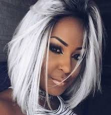 Super Hair Color Morena Gray Ideas Curly Hair Styles Platinum Blonde Hair Wig Hairstyles
