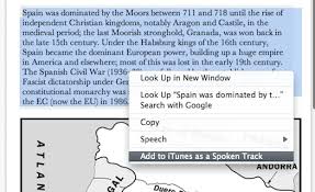Maybe you would like to learn more about one of these? How To Convert Text To Spoken Audio In Mac Os X The Easy Way Osxdaily