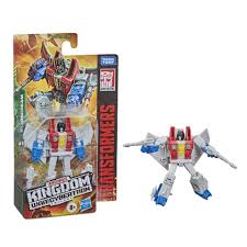 Shop the studio series collection inspired by iconic movie scenes and designed with specs and details to reflect the transformers movie universe. Hasbro Actionfigur Transformers Generations War For Cybertron Starscream Kingdom Core Class Wfc K12 Online Kaufen Otto