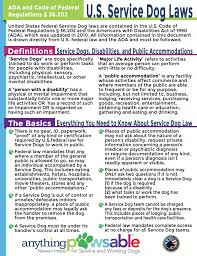 Service Dog Law Hand Out Service Dogs Service Dog Training Psychiatric Service Dog
