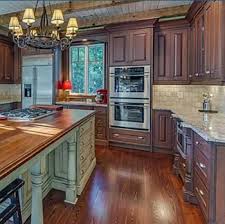 Browse below to find the precise cabinet style and finish that matches your vision. Dark Wood Cabinets With Light Wood Floors Kitchen Interior Design Nj Pa