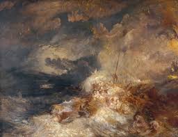 D'un coeur d'incertitudes noires comme un puits irradient des lueurs coulant au ralenti. Tableaux De William Turner