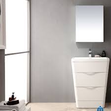 single sink modern bathroom vanity set