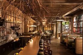 Nature Inspired Restaurant With Tree Branch Ceiling Sousa Design Architects Hgtv In 2020 Restaurant Interior Design Restaurant Decor Restaurant Design