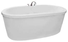 Whirlpool tubs feature powerful water jets for a soothing massage and headrests for comfortable support. Rosabella 72 X42 Free Standing Soaker Tub Only Contemporary Bathtubs By Hydro Massage Houzz