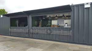 This video brings to you 6 amazing shipping container kitchen layout ideas + design trends (2019). Shipping Container Conversions 40ft X 10ft Kitchen And Bar Conversion Cs30951 Case Studies Catering Containers Direct