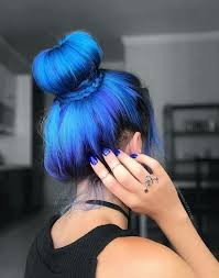Amazing Haarideas Hair Mysterious Rainbow Styles Amazing Rainbow Hair Hair Styles Haarideas Happy Hair Styles Blue Hair Highlights Dyed Hair