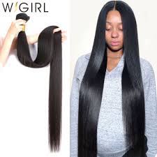 Design to make, your look more beautiful. Wigirl Straight 28 30 32 40 Inch Remy Brazilian Hair Weave Bundles Natural Color 100 Brazilian Straight Hair Weave Brazilian Hair Weave Hair Extensions Prices