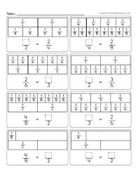 Equivalent Fractions With Fraction Strips