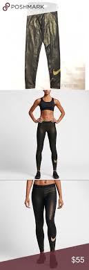 Black And Gold Leggings Nike Pro Cool Gold Sparkle Black Leggings Black Leggings Nike Pro Cool Leggings Are Not Pants