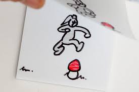 Daumenkinos hingegen kennt zwar jeder, aber heute sind sie kaum noch zu finden. Daumenkino Basteln Kribbelbunt