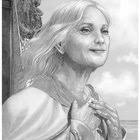 Queen Alysanne Targaryen, age 64, at Dragonstone ... By Doug Wheatley  ("Fire and Blood" book) : r/ImaginaryWesteros