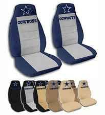 2 Front Dallas Cowboys Velvet Seat Covers With 10 Color Options Dallas Cowboys Dallas Cowboys Logo Seat Covers