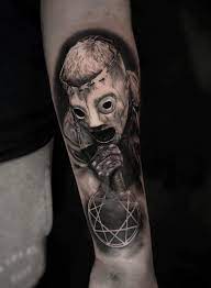 We publish celebrity interviews, album reviews, artist profiles, blogs, videos, tattoo pictures, and more. Corey Taylor Slipknot Slipknot Tattoo Metal Tattoo Tattoos