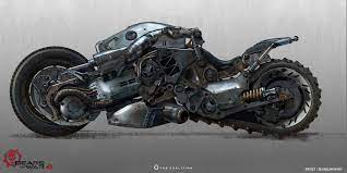 artstation gears of war 4 track mule concept seungjin woo in 2020 futuristic cars futuristic motorcycle concept motorcycles