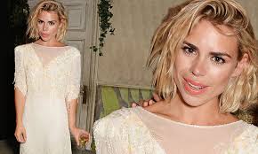 Billie Piper goes glam as she attends glittering theatre gala