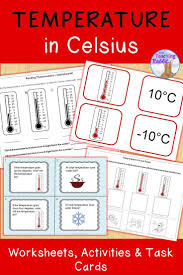 Use These Temperature Worksheets Task Cards Recording Booklet Word Wall Words And Math Activities Elementary Elementary Science Activities Elementary Math