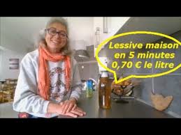 Recette Lessive Maison Efficace Prete En 5 Minutes A 0 70 Le Litre Youtube