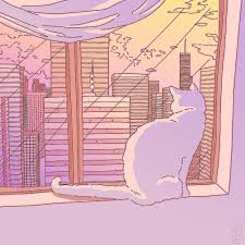 In My Dreams You Love Me Aesthetic Static Estatico Colorful Cat Whitecat Neko Cute Kawaii Lovel Aesthetic Anime Aesthetic Wallpapers Aesthetic Art