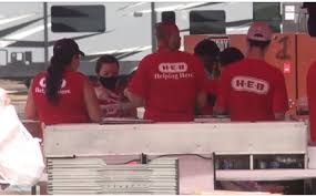 Submitted 5 months ago by xshawtybad. Heb Mobile Kitchen Hands Out Hot Meals Water And More To Hurricane Laura Victims Kfdm