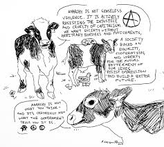 Animal anarchy at the veterinary school. Dyke Love Dyke Power Anarchy Cow 2019